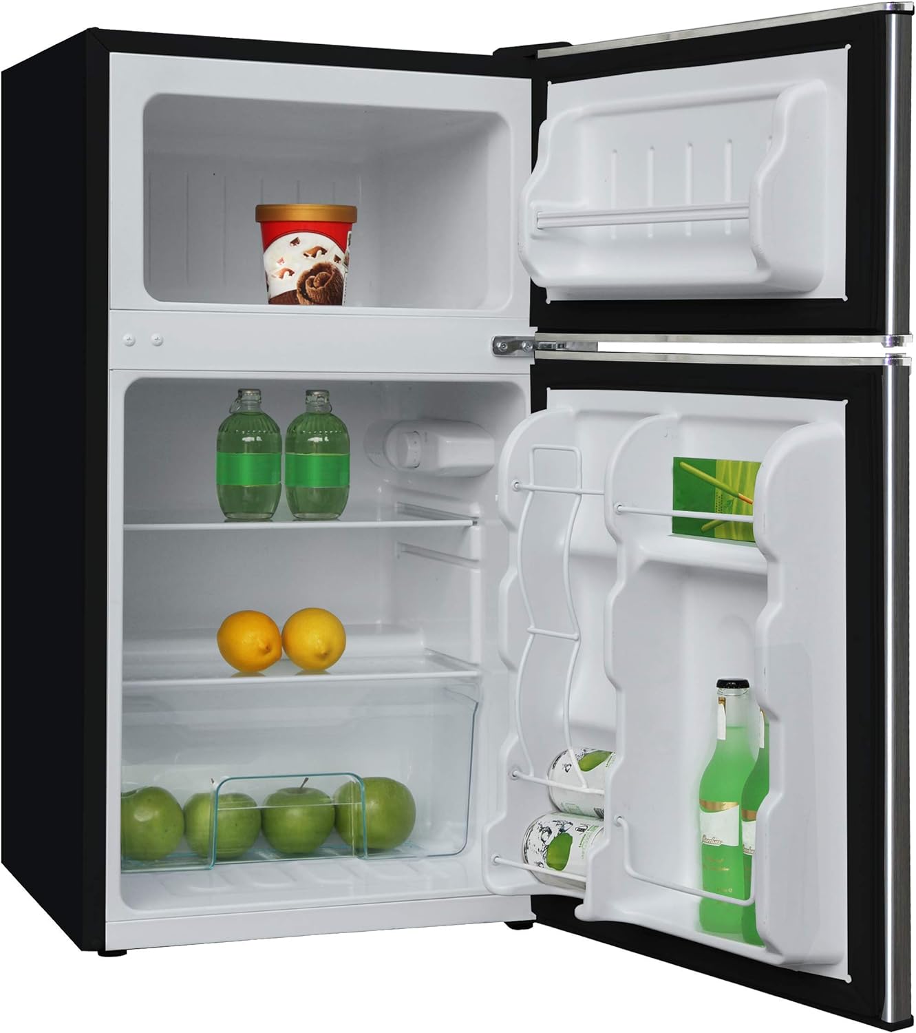 Frigidaire EFR751, 2 Door Apartment Size Refrigerator with Freezer, 7.5 cu ft, Platinum Series, Stainless Steel