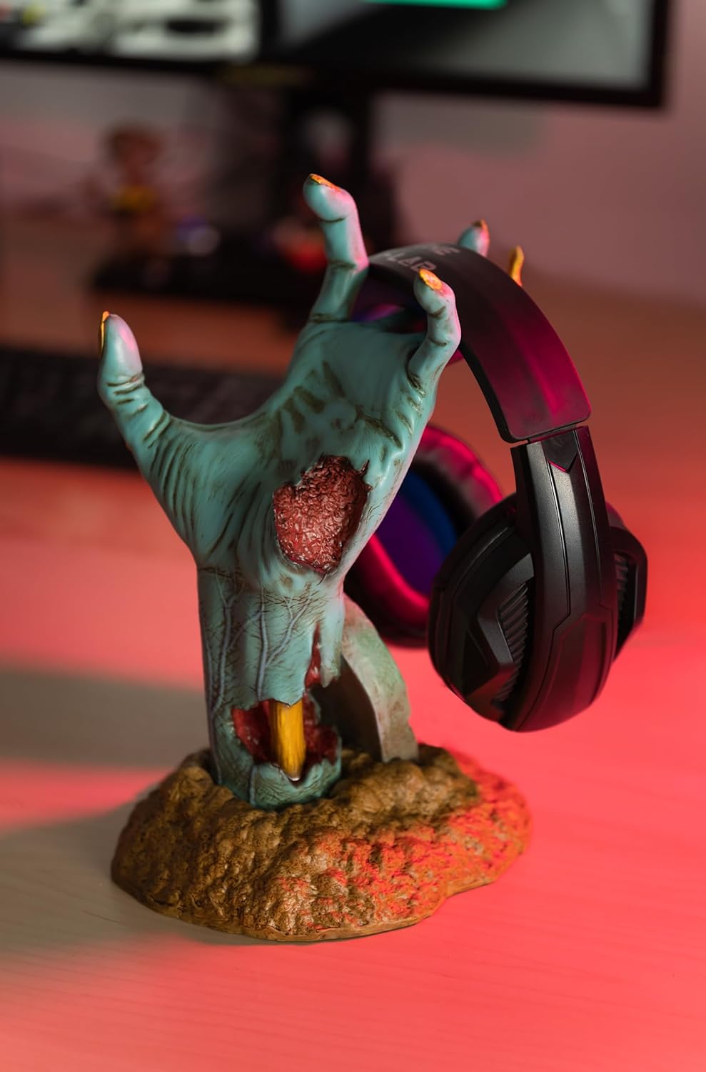 Gaming Controller Holder One More Life | Controller Holder Figure | Headphone Stand  Controller | Gaming Accessories For Desk | Gamer Gifts