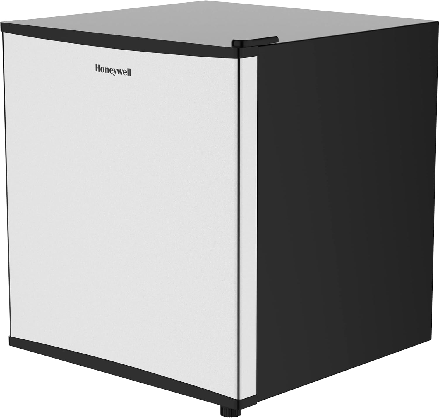 Honeywell Compact Refrigerator 1.6 Cu Ft Mini Fridge with Freezer, Single Door, Low noise, for Bedroom, Office, Dorm with Adjustable Temperature Settings, Black