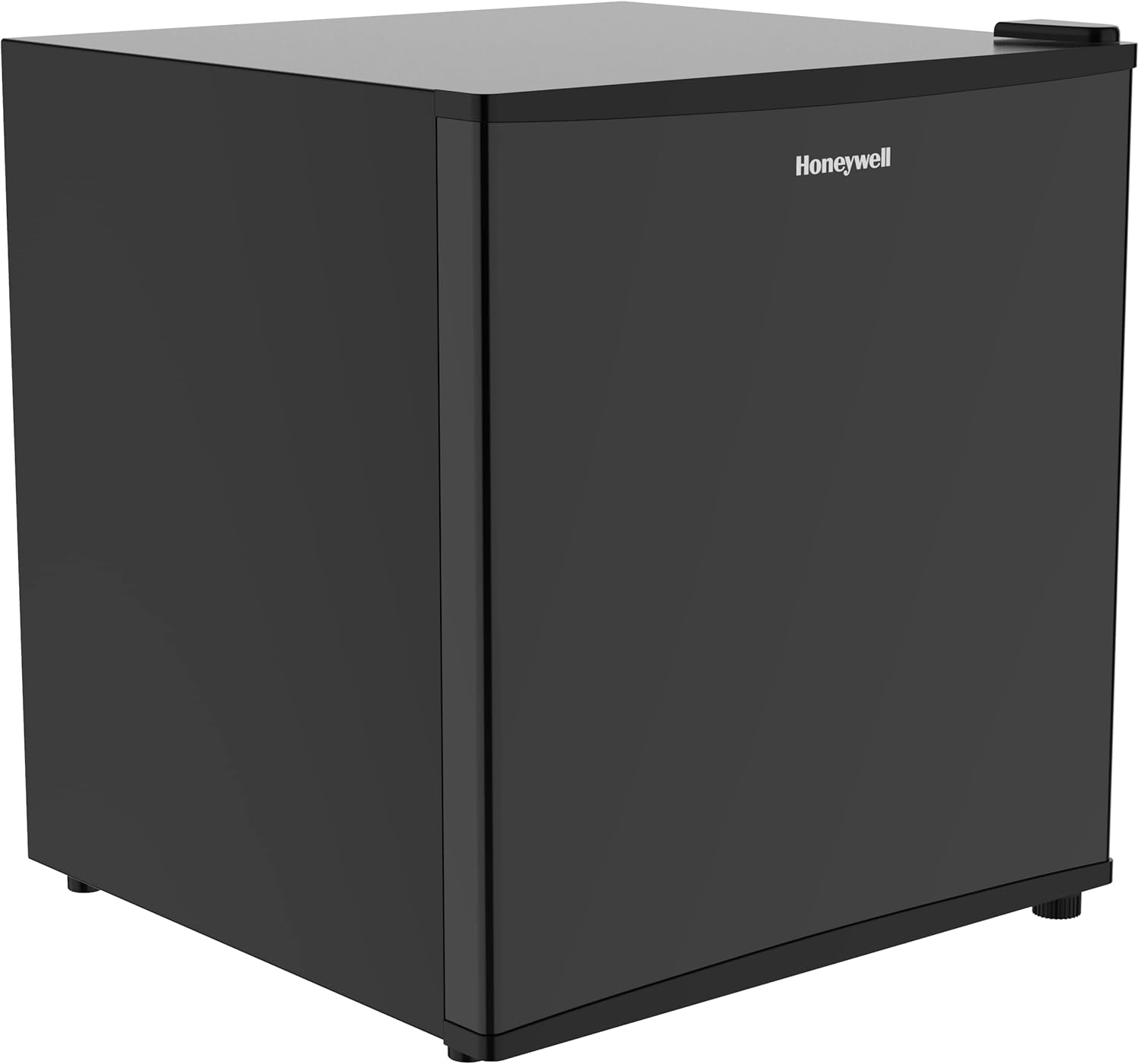 Honeywell Compact Refrigerator 1.6 Cu Ft Mini Fridge with Freezer, Single Door, Low noise, for Bedroom, Office, Dorm with Adjustable Temperature Settings, Black