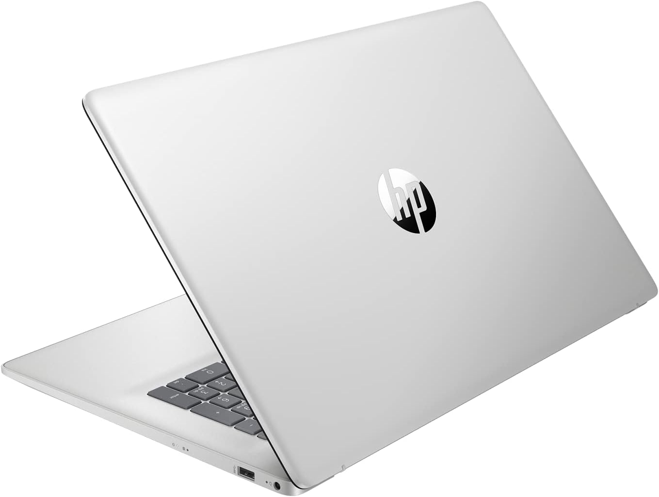 HP 17 Laptop, 17.3” HD+ Display, 11th Gen Intel Core i3-1125G4 Processor, 8GB RAM, 256GB SSD, Wi-Fi, HDMI, Webcam, Windows 11 Home, Silver