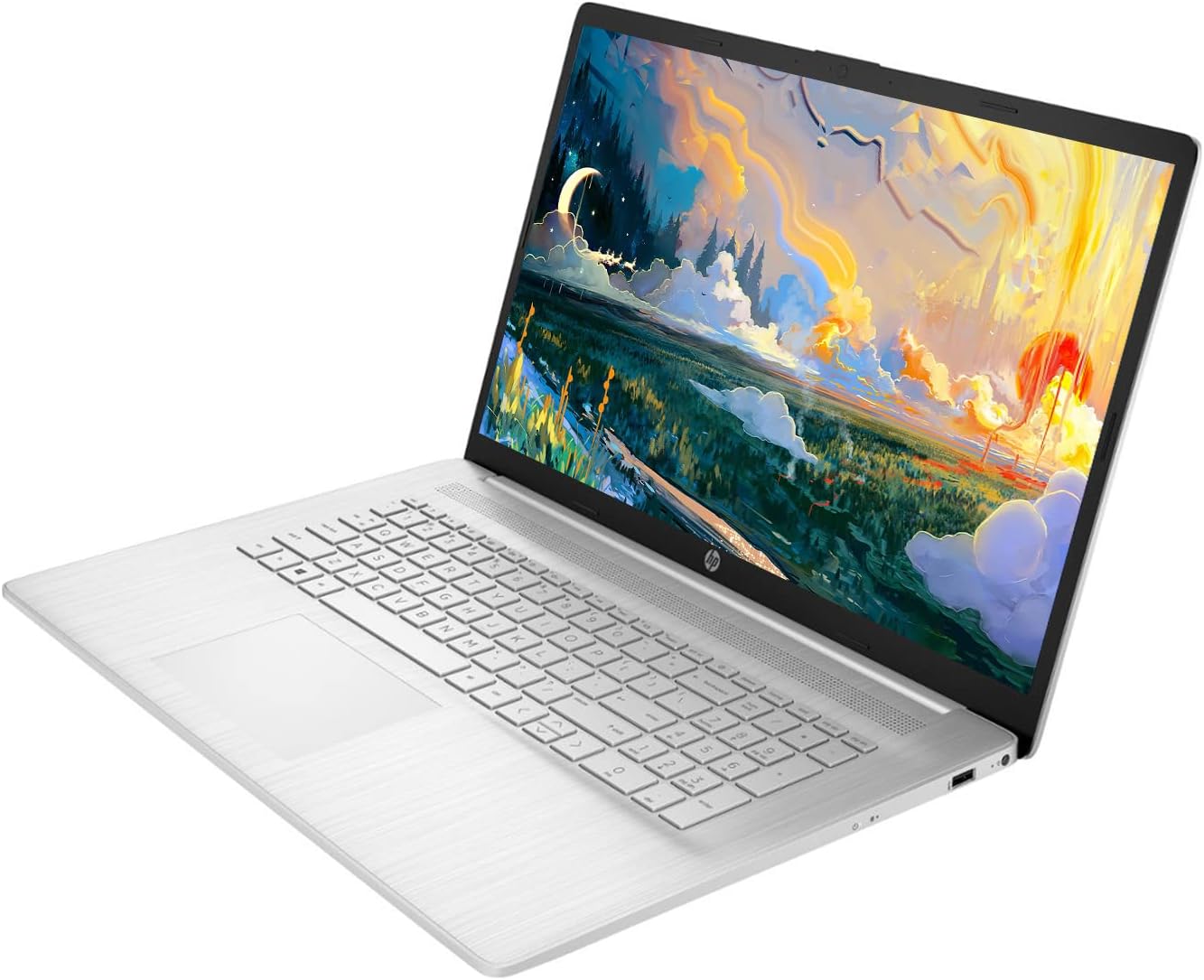HP 17 Laptop, 17.3” HD+ Display, 11th Gen Intel Core i3-1125G4 Processor, 8GB RAM, 256GB SSD, Wi-Fi, HDMI, Webcam, Windows 11 Home, Silver