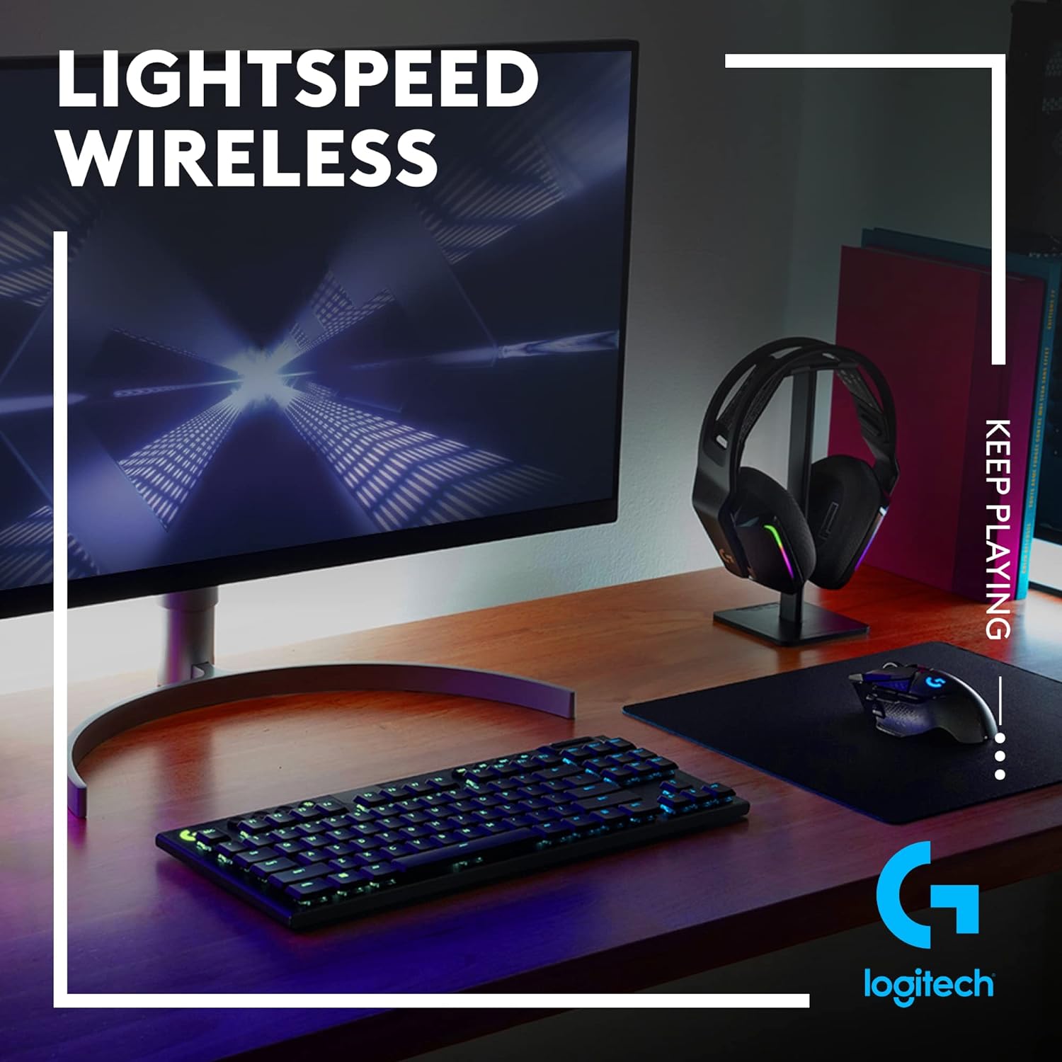 Logitech G502 HERO High Performance Wired Gaming Mouse, HERO 25K Sensor, 25,600 DPI, RGB, Adjustable Weights, 11 Programmable Buttons, On-Board Memory, PC / Mac
