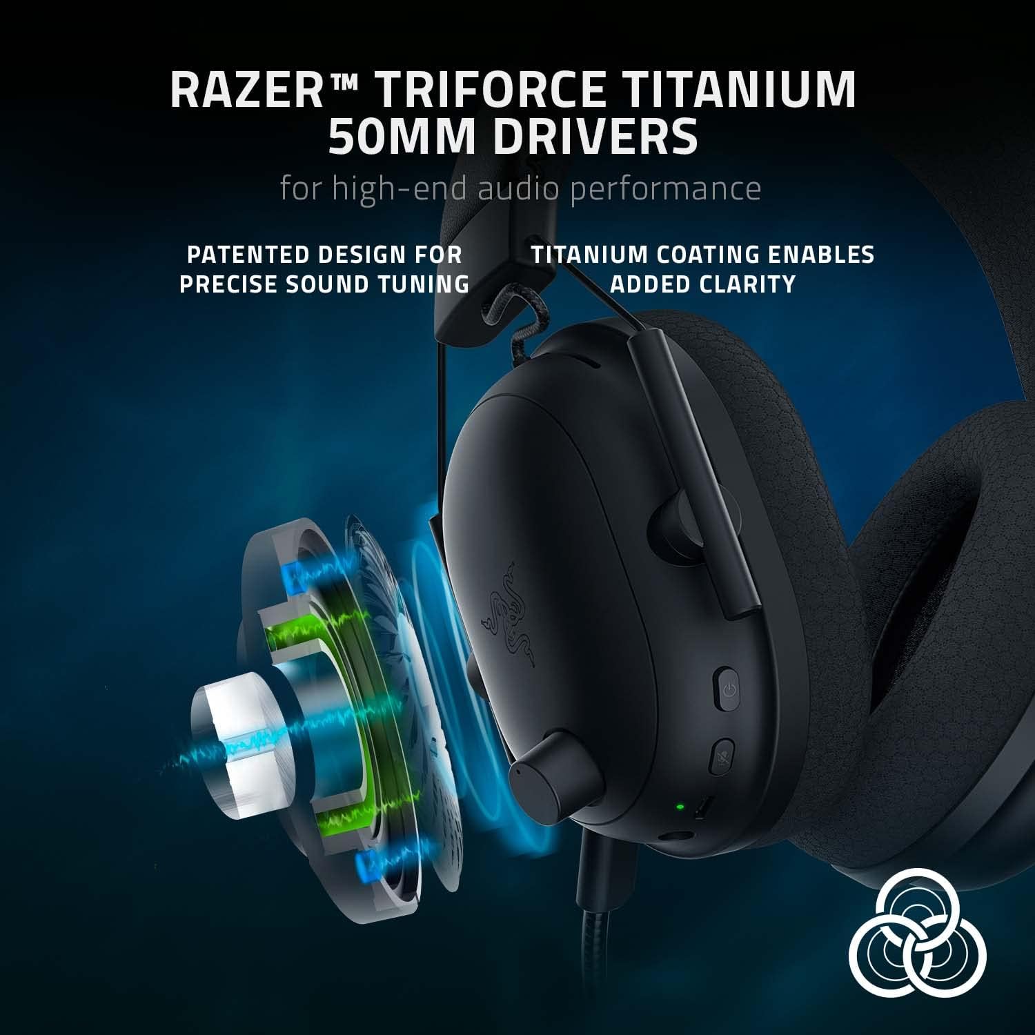Razer BlackShark V2 Pro Wireless Gaming Headset: THX 7.1 Spatial Surround Sound - 50mm Drivers - Detachable Mic - for PC, PS5, PS4, Switch, Black Razer BlackShark V2 Pro Wireless Gaming Headset: THX 7.1 Spatial Surround Sound - 50mm Drivers - Detachable Mic - for PC, PS5, PS4, Switch, Black