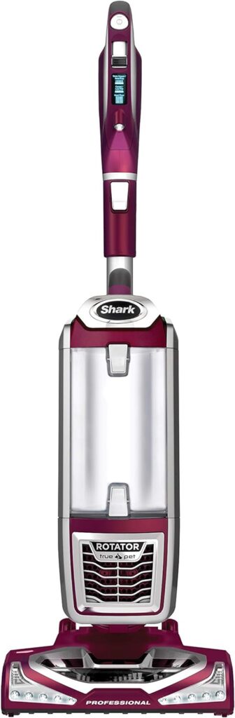 Shark NV752 Rotator Powered Lift-Away TruePet Upright Vacuum with HEPA Filter, Large Dust Cup Capacity, LED Headlights, Upholstery Tool, Perfect Pet Power Brush Crevice Tool, Bordeaux