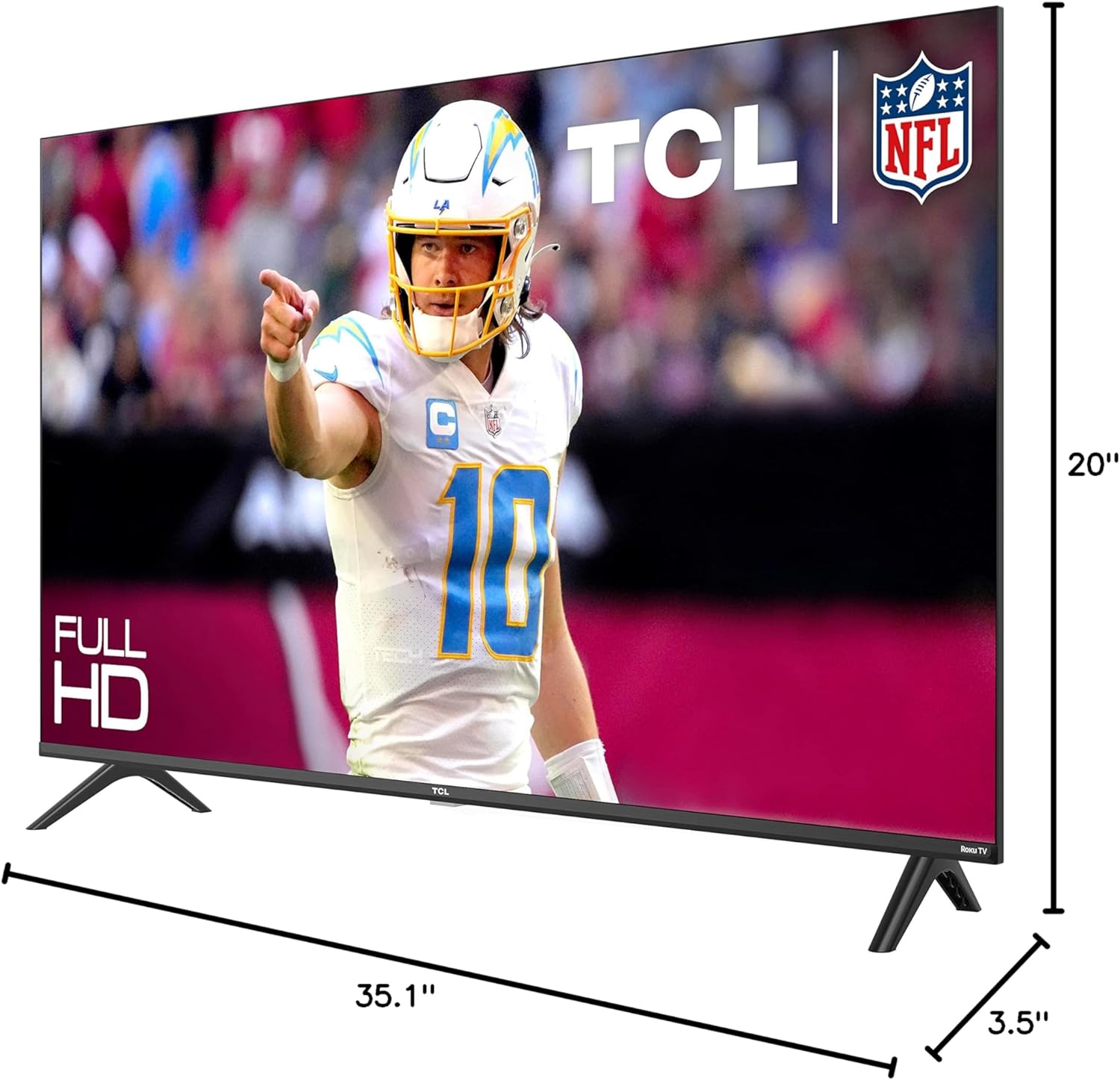 TCL 32-Inch Class S3 1080p LED Smart TV with Google TV (32S350G, 2023 Model), Google Assistant Built-in with Voice Remote, Compatible with Alexa, Streaming FHD Television,Black