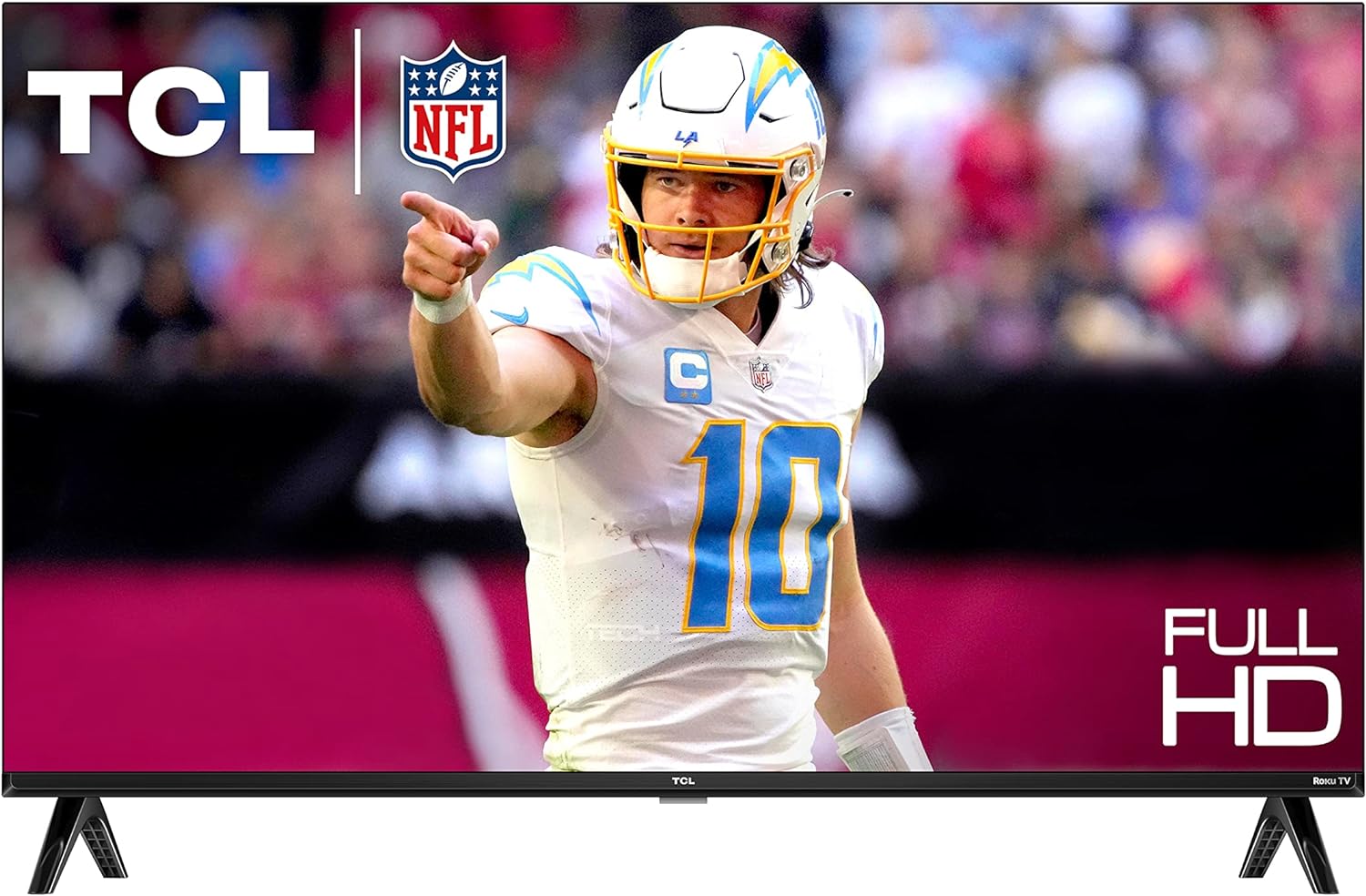 TCL 40-Inch Class S3 1080p LED Smart TV with Roku TV (40S350R, 2023 Model), Compatible with Alexa, Google Assistant, and Apple HomeKit Compatibility, Streaming FHD Television,Black
