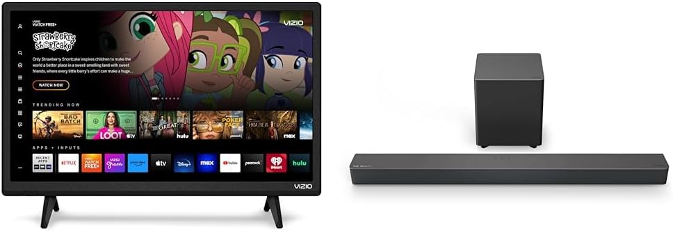 VIZIO 40-inch D-Series Full HD 1080p Smart TV with AMD FreeSync, Apple AirPlay and Chromecast Built-in, Alexa Compatibility, D40f-J09, 2022 Model