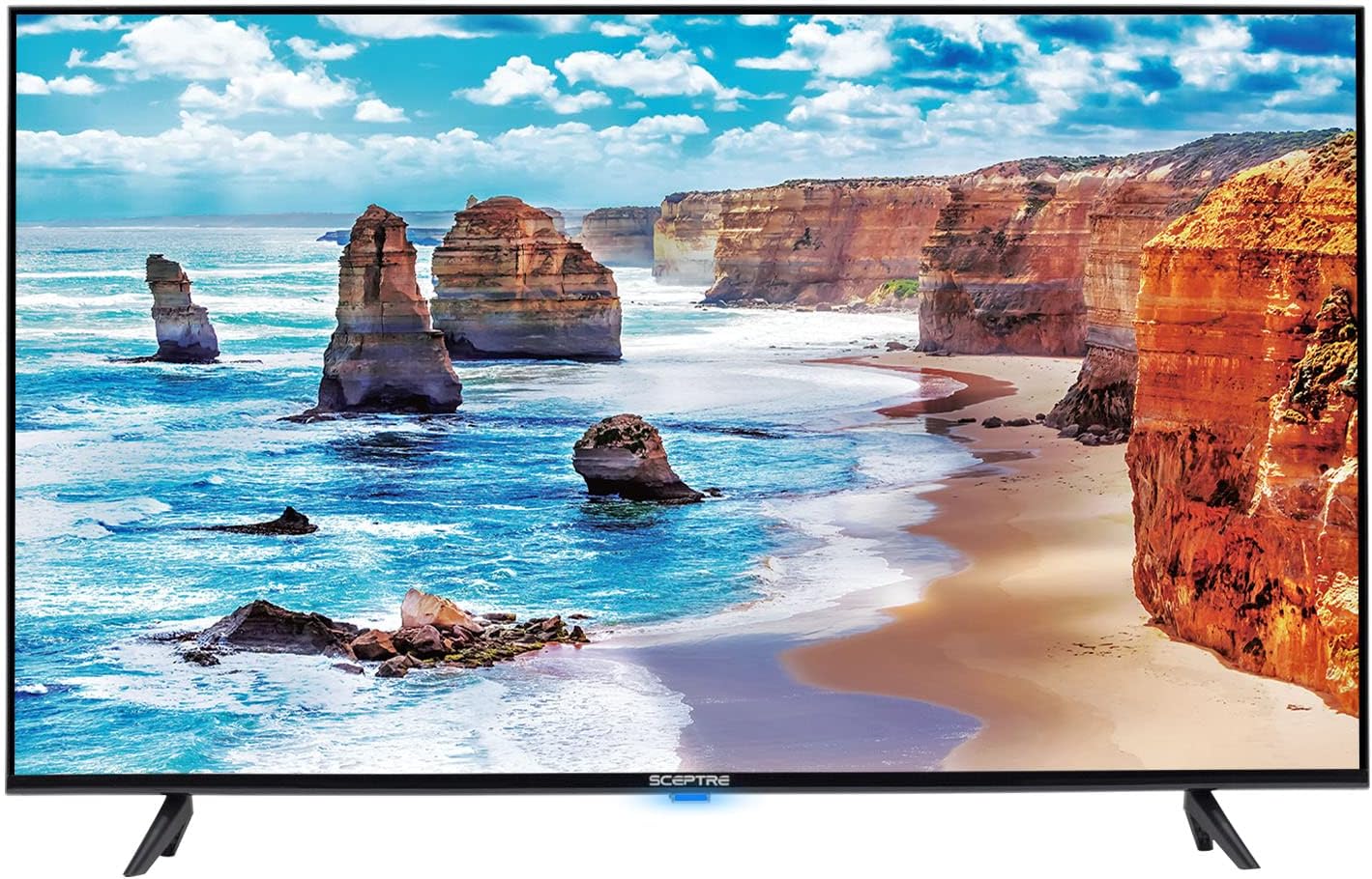 Komodo by Sceptre 43 LED HDTV 3X HDMI 2.0 HDCP 2.2 VESA Wall Mount Ready, Metal Black 2018