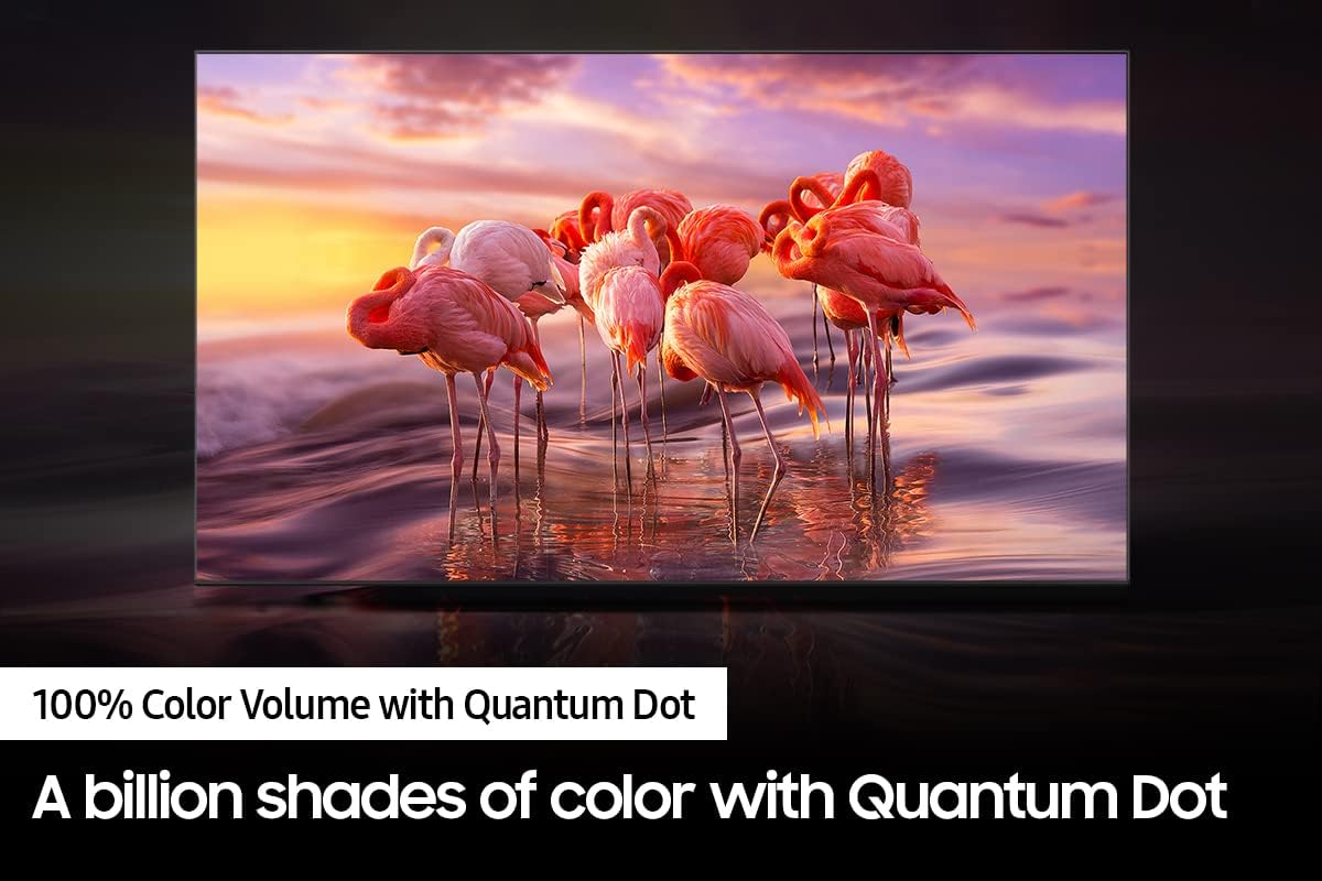 SAMSUNG 65-Inch Class QLED Q60B Series - 4K UHD Dual LED Quantum HDR Smart TV with Alexa Built-in (QN65Q60BAFXZA, 2022 Model), Titan Black