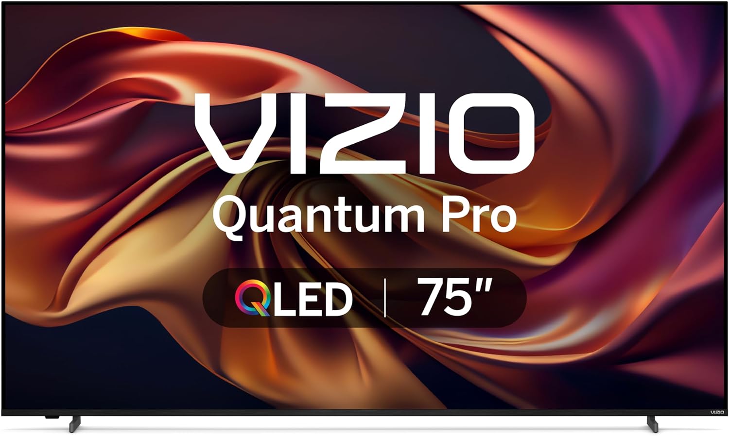 VIZIO 75-inch Quantum Pro 4K QLED 120Hz Smart TV with 1,000 nits Brightness, Dolby Vision, Local Dimming, 240FPS 1080p PC Gaming, WiFi 6E, Apple AirPlay, Chromecast Built-in (VQP75C-84, New)